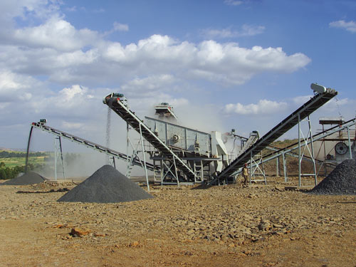 mobile stone crusher plant 