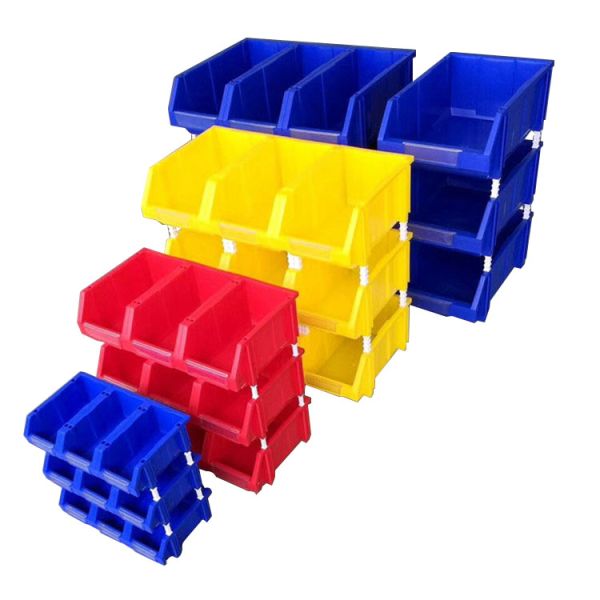 High Load Capacity＞10kg Yellow Stackable Plastic Bin for Screws