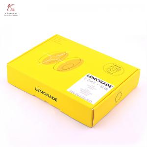 Best Light yellow Eastern Custom Cardboard Shipping Boxes For Contact Lenses wholesale