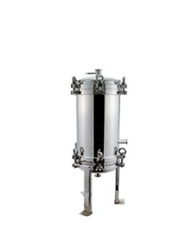 Water Clarification Process cooling water Mirror Polish 304 Multi Cartridge Inline Filter Housing Strengthened Clamp