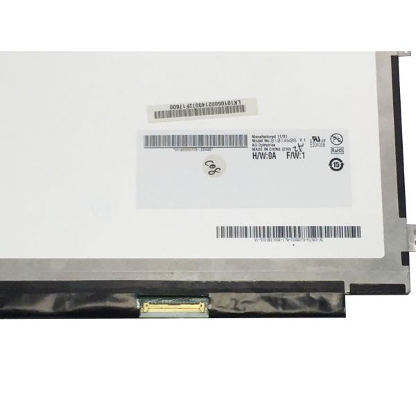 B101AW06 V 0 10 Inch Laptop Screen Replacement LVDS 40 Pin With 3.3 Voltage