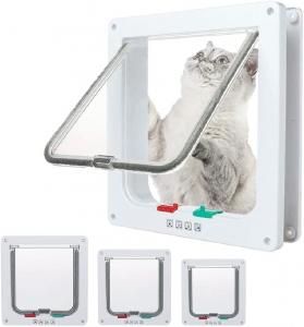 Best 4 Way Locking Cat Door Flap For Interior Exterior Doors Weatherproof wholesale