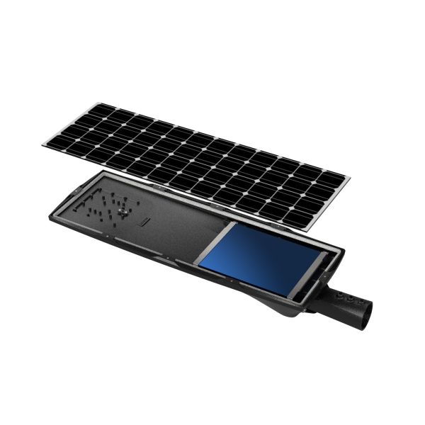 IP66 LED Solar Street Lamp Microwave Motion Sensor 3 Years Warranty