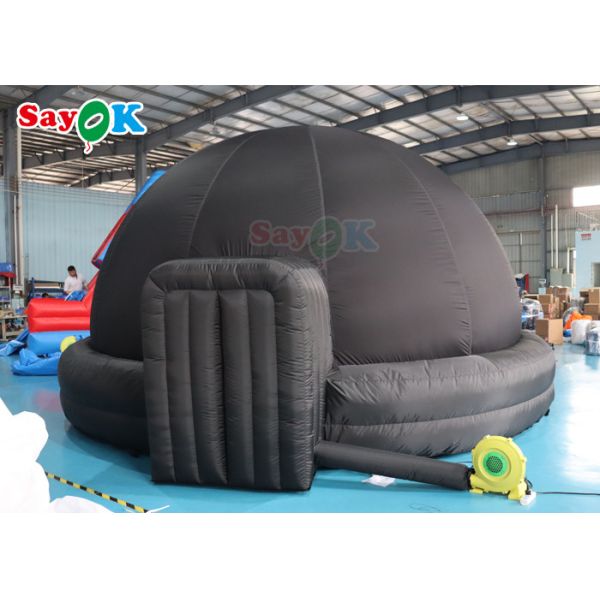 ODM Black Inflatable Planetarium Dome Tent Blow Up Projection Tent