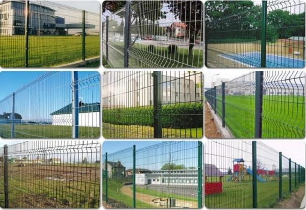 Airport Powder Coating Green Color 4.5mm Anti Climb Wire Mesh Fencing
