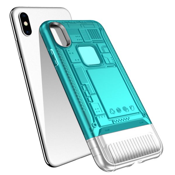 Color Transparent Polar Light PC TPU Protective Case Back Cover For Oppo A3S/A5 A71 A83 F7 F5 F9 A39/A57