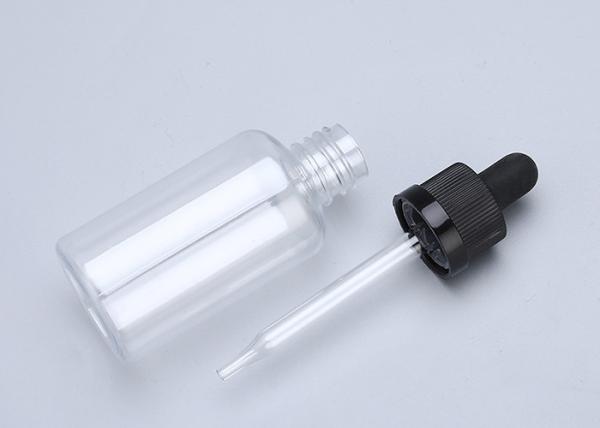 Cheap Smooth Surface Plastic Dropper Bottles with Dropper Cap for Customized Labeling for sale