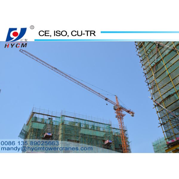 Split Mast Section Frequency Conversion QTZ5023 Hammerhead Topkit Tower Crane