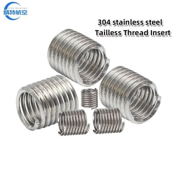M2 M2.5 M3 Factory Supply 201 304 316 Stainless Steel Tailless Thread Insert