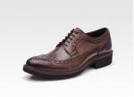Classic Wedding Leather Mens Shoes , Lace Up Mens Casual Leather Shoes