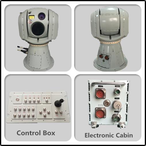Multi Function EO IR Systems / Multi Spectral Targeting System With 100mm IR
