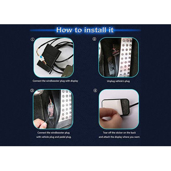 9 Mode Car Throttle Controller Pedal Speed Control Charcoal Grey