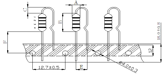 0.22uH 400mA 0.4Ohm 25.2MHZ Wireless Charger Coil , Epoxy Coated Choke Axial Fixed Inductor Colour Code 2.8x4.8mm