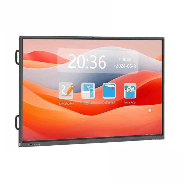 Cheap Interactive Whiteboard Collaborative Touch Screen Presentation Board With Dp Interface And High Contrast for sale