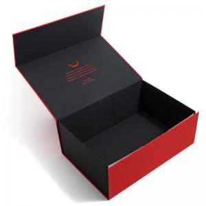 China Custom Printing Flap Open Magnetic Foldable Packaging Gift Box for Clothing Shoe on sale