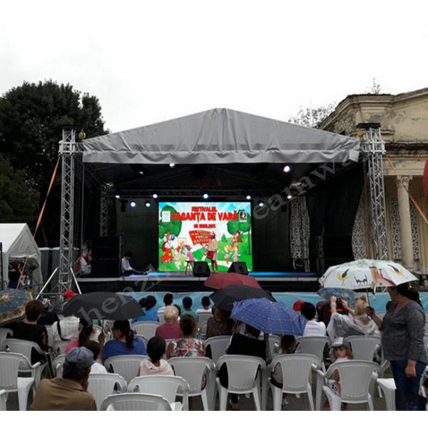 P6 Background Stage Outdoor Rental Led Display Panels Full color 1~3 Years Warranty