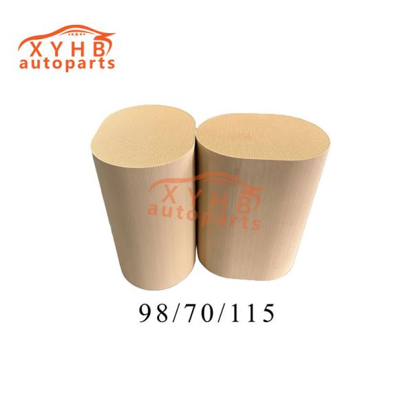 Ceramic Carrier Three-Way Catalyst High-Quality Euro 1-5 Model: 98*70*115