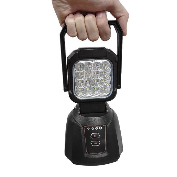 16W Rechargeable LED Emergency Lantern Portable Outdoor Work Light with Flashing Design