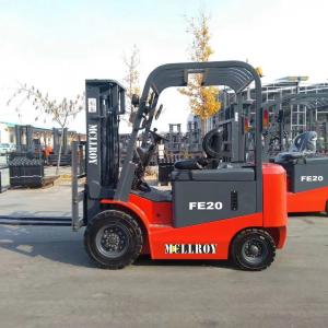 China 2000kg Loading Electric Powered Forklift 9kw Driven 11kw Oil Pump Motor Power on sale