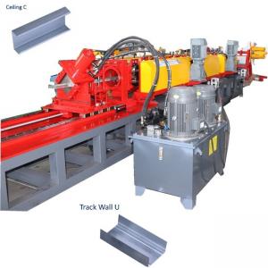 Best Galvanized Metal Stud And Track Wall Framing Profile Rolling Forming Machine wholesale