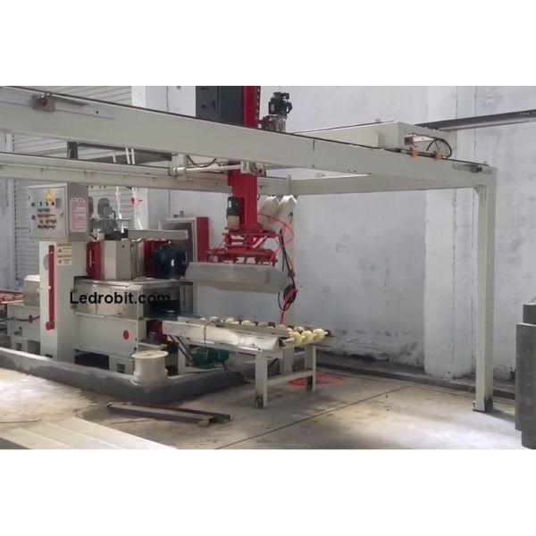 Customizable Direction Electric Curbstone Loading Unloading Machine With Servo