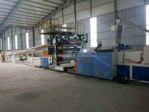 Cheap Advanced SJSZ 92/188 PVC Foam Board Making Machine With Twin Screw and 6 M Calibration Table for sale