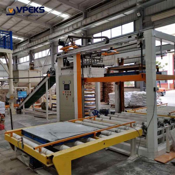 Speed Schneider PLC Palletizer With OMRON Senors Customizable Palletizing Height 1300-1800mm