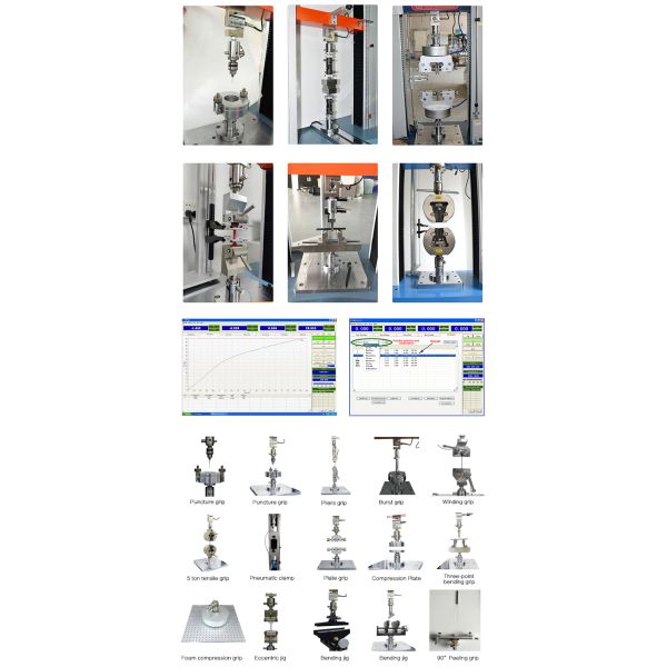 Zwick Universal Tensile Testing Machine with 2%-100%FS Test Force 0.01kN Resolution and 450mm Maximum Distance