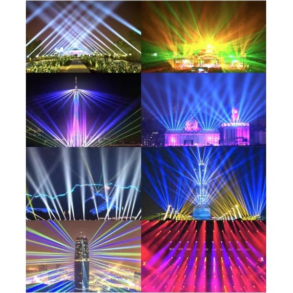 DMX512 Control Mode LED Six-eyes Rgb Laser Light 6 Lens Red Dot Pixel Beam Laser Concert Led Effect Light