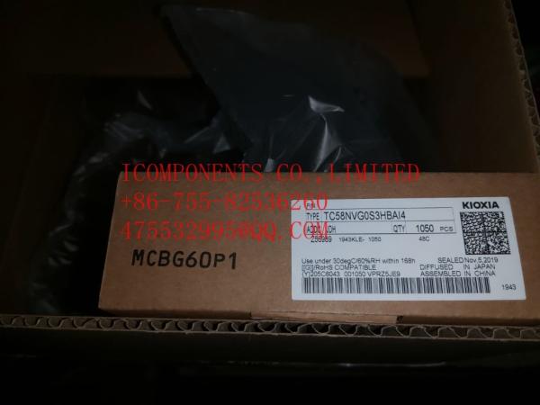 Cheap TC58NVG0S3HBAI4 KIOXIA	NAND Flash Parallel 3.3V 1G-bit 128M x 8 63-Pin FBGA T/R for sale