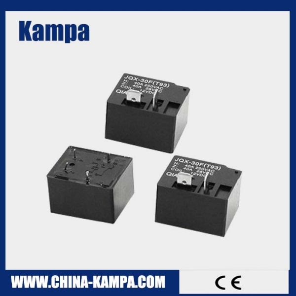 T93 12Vdc 30/40a spdt high power pcb relay
