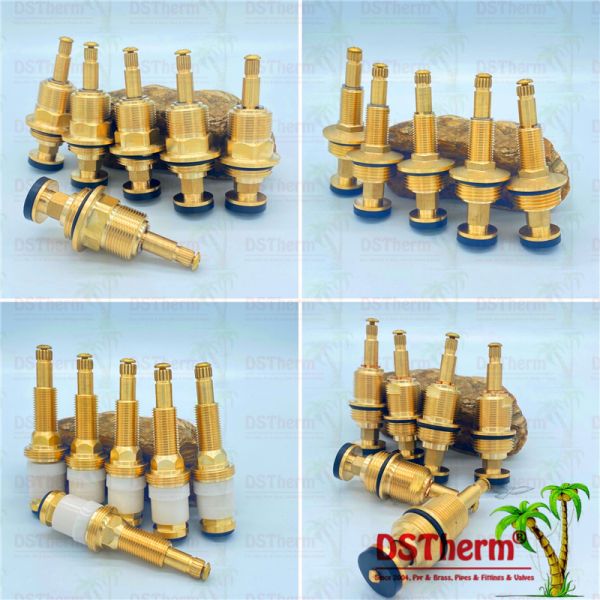 Customized Plumbing Stop Valve Cartridges Top Part With Plastic Cover