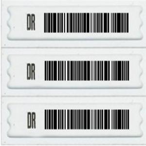 Secure Adhesive Soft Anti Shoplifting Label With DR Printing Customized Cloth