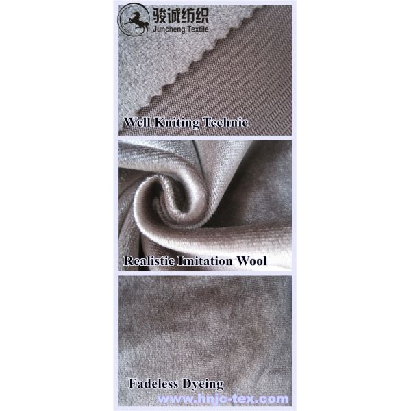 100% polyester 240cm wide width super soft short pile velboa fabric for bedding cover