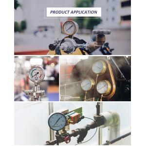 axial natural gas 2" dual scale pressure manometer