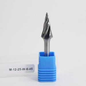 Best High Strength SM Cone Shape 6mm 1/4 Die Grinder Bits Carving Rotary Burrs High Speed wholesale