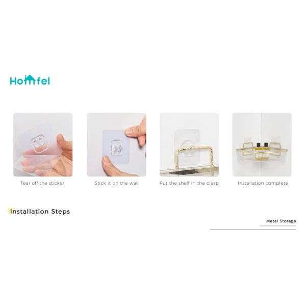 Standing Metal Corner Shelf Bathroom Caddy 3 Tiers Convenient Modern