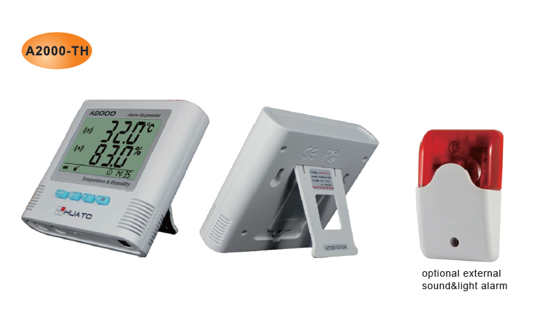 White Color Digital Humidity Reader Hygrometer Thermometer Clock 135*124*35mm