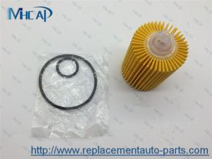 China 04152-38010 Replacing Oil Filter In Car , Paper Oil Filter Car Filtration on sale