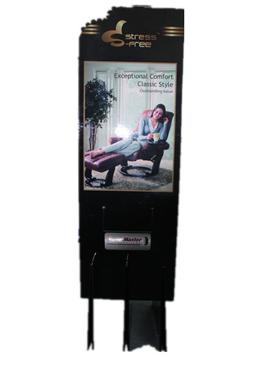 POP Advertising Cardboard Standee Display Customized Size Flat Packing