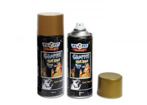 China Multi Colors Matte Gold Spray Paint , UV Resistance Spray Paint For Glass,Colorfully wall on sale