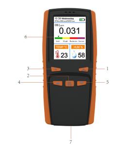 China CE ROHS Portable Gas Detector Self Calibration Function Ozone O3 on sale
