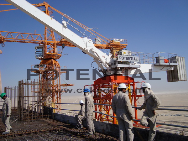 Electric Hydraulic Tower Concrete Placing Boom For Structure Construction