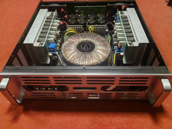 Cheap 2 Channel Stage Power Amplifier for Karaoke with 2 X 450W Output and Cooling System for sale