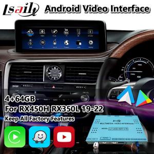 China Lsailt Lexus Video Interface Android System for RX RX450h RX350L RX450hL RX300 RX350 2019-2022 on sale