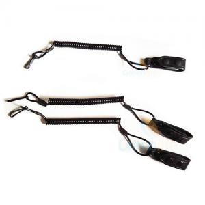 Plastic Coiled Tactical Pistol Lanyard