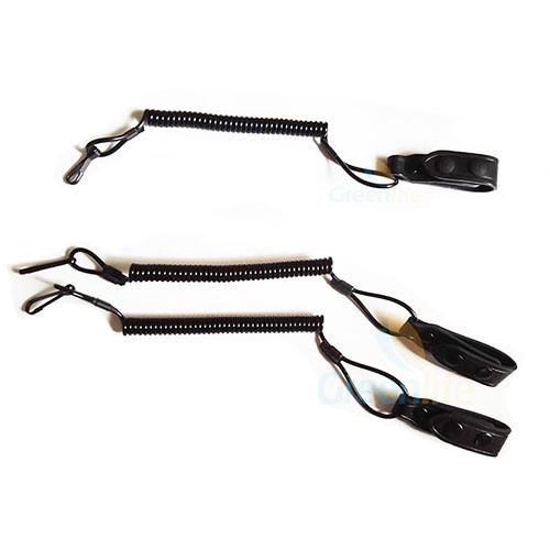 Cheap Plastic Coiled Tactical Pistol Lanyard for sale
