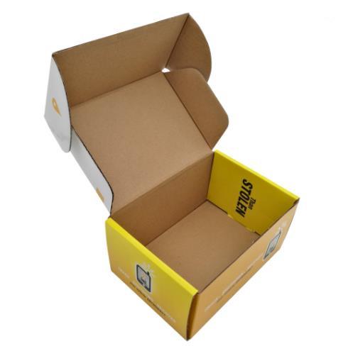 Cheap 157g Varnish Debossed Colored Packaging Boxes Cardboard Corrugated CMYK CDR for sale
