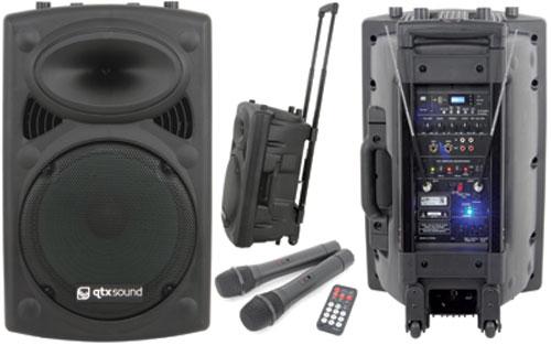 Cheap active trolley speaker/portable speaker with usb/sd function for sale