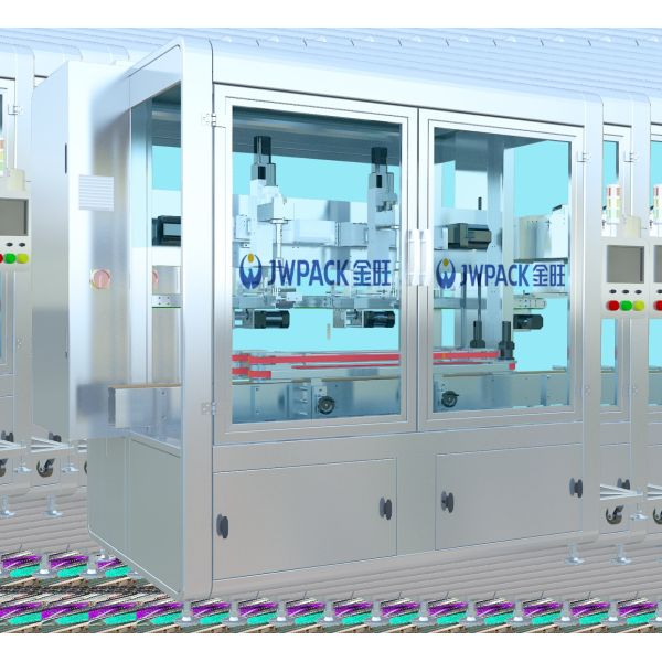 5500BPH Automatic Double Head Following Bottle Screw Capping Machine